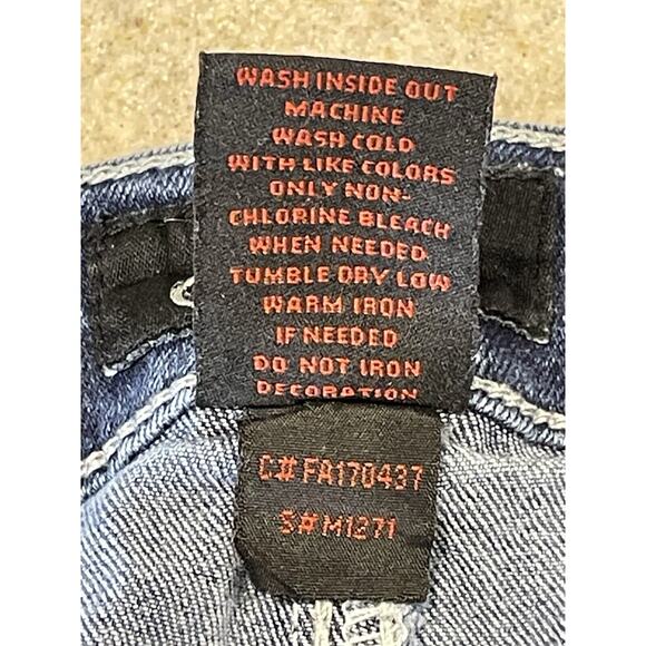 Earl Jeans Embellished Rhinestones Stretch Slim Boot Cut Size 10 Women’s Denim - Picture 13 of 13